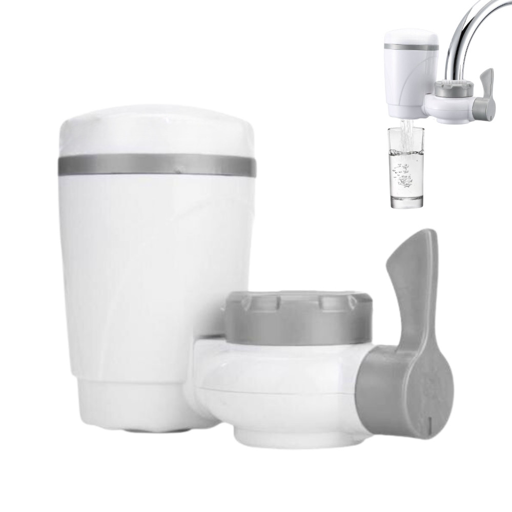 Насадка фільтр на кран для очищення води Water Purifier проточний очисник з активованим вугіллям, фото 1