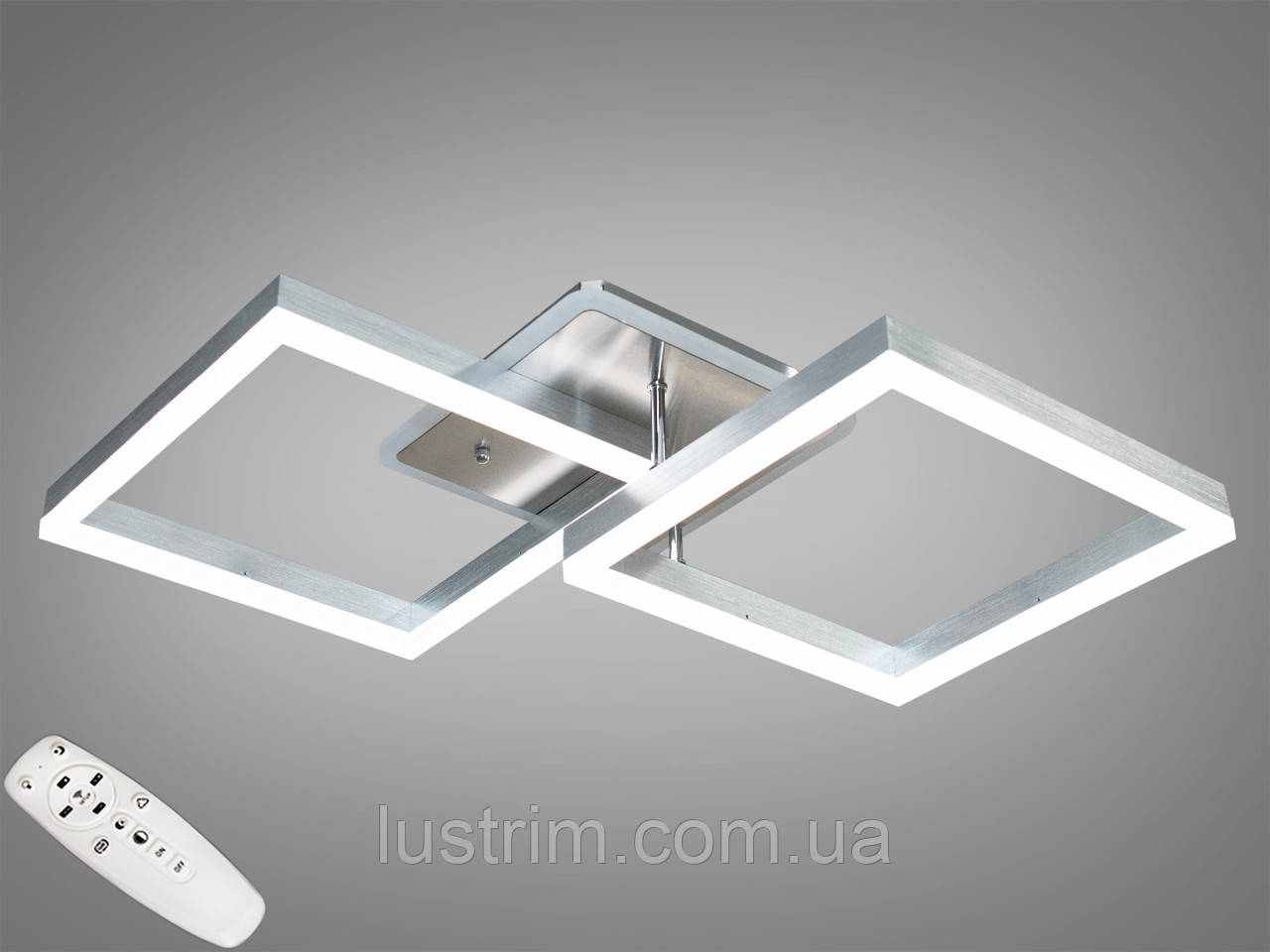 Світлодіодна LED люстра з діммером і підсвіткою, 90W