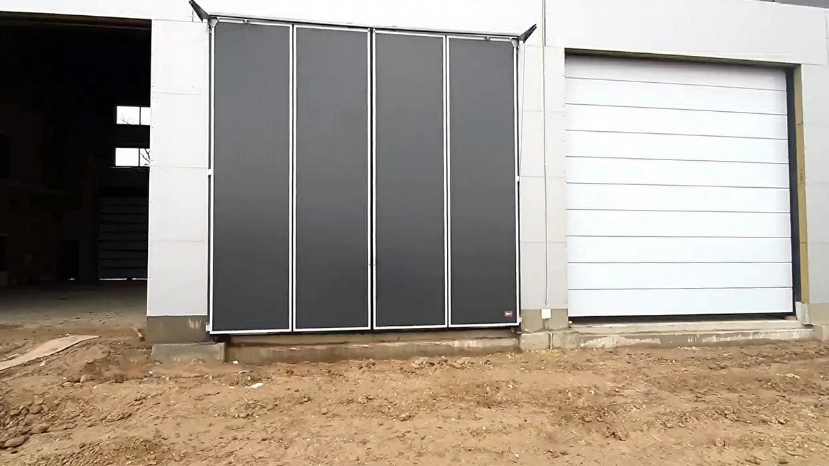 Складчасті промислові ворота Ecolid 5000x5000 /Швеція/ - Знижка 40%