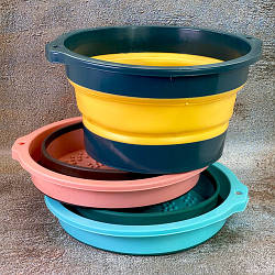 Відро складане Stenson 40*6.5 см без вибору кольору