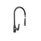 Кран кухонний з висувною лійкою Kroner KRP Graz - GRP030-T, змішувач на раковину в кухню, фото 5