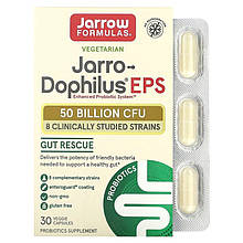 Комплекс пробіотиків Jarrow Formulas "Jarro-Dophilus EPS" 50 млрд КУО, ультрапотужний (30 капсул)