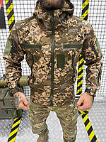 Тактическая куртка SoftShell пиксель Kord , военная осенняя куртка пиксель софтшел армейская куртка