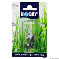 Кран на два выхода (металл) Hobby Metallic Air Valve 4/6мм 2-Ways (63340)