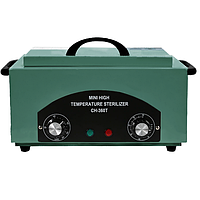 Сухожаровой шкаф CH-360 T для стерилизации и хранения инструментов, 1,8 л., 300W. Темно-зеленый
