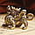 Ретро креативний з латуні брелок з драконом та імператорськими монетами для ключів та автоключів, фото 3