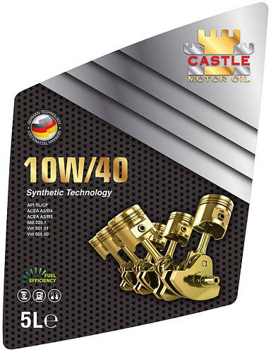 Моторное масло CASTLE MOTOR OILS 10W40 5л API SL/CF-4 (ID#1929185026 ...