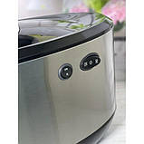 М'ясорубка Royalty Line EMGG1200 (1400 Вт, 3 ситечка, насадка для ковбасок, реверс, компактна), фото 4