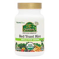 Натуральная добавка Natures Plus Source of Life Garden Red Yeast Rice, 60 вегакапсул