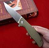 Ніж Широкогорів Фліпер F3 Китай хакі, фото 10