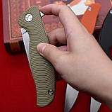 Ніж Широкогорів Фліпер F3 Китай хакі, фото 9