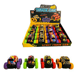 186-18 Машинка Монстр Трак, 4 кольори, інерція, 12 штук у коробці