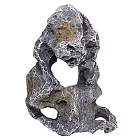Декорация камень с отверстиями Hobby Cavity Stone dark 3 18x14x28см (40147)