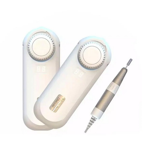 Портативний фрезер для манікюру на акумуляторі DMJ-100 25 Вт 35 000 об/хв, Білий, фото 1