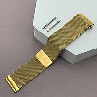 Ремешок металлический для Samsung Galaxy Watch 3 45mm миланская петля для самсунг вотч 3 золотой o7g