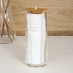 Органайзер настільний для ватних дисків у спальню, ванну кімнату MVM