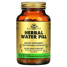 Сечогінний засіб на травах SOLGAR "Herbal Water Pill" (100 капсул)