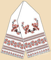 Заготівля для вишивки рушника ГАБАРДИН