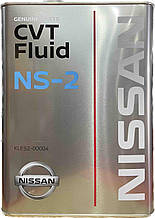 Nissan CVT Fluid NS-2,	KLE5200004,	4 л.