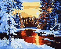 Картины по номерам "Сказочная зима" Artissimo холст на подрамнике 50x60 см PNX2746