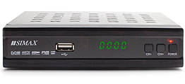 Ресивер (тюнер) IPTV DVB-T2 SIMAX Metal Blue/Silver KL1801(282359496)