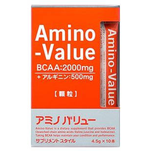 Otsuka Amino-Value 2000 BCAA + 500 мг Аргінін зі смаком грейпфрута, 10 саше