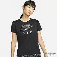 Футболка женская Nike W NK AIR DF TOP SS DD4342-010 (DD4342-010). Женские спортивные футболки. Спортивная