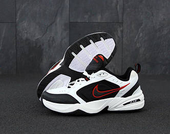Чоловічі Кросівки Nike Air Monarch Black White Red 41-42-43-44-45