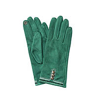 Перчатки LuckyLOOK женские экозамш Smart Touch 688-569 One size Зеленый MD, код: 6885429