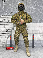 Теплий тактичний армійський комплект Softshell, Камуфляжна осіння форма якісний військовий одяг