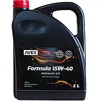 Моторное масло Avex FORMULA 15W40 API SF/CC 5л