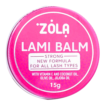 Клей для ламінування вій ZOLA Lami Balm Pink, 15 г рожевий, фото 1