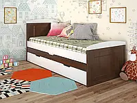Детская деревянная кровать "Компакт" Arbor Drev бук 80*200 бук