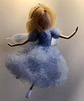 Набір для валяння Волошкова фея (брелок + підвіска + інструменти)