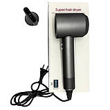 Фен для волосся Super Hair Dryer з функцією швидкого сушіння та насадкою концентратор, фото 8