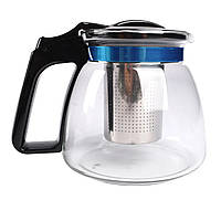 Чайник заварочный стеклянный Supretto с фильтром 0.8 л (8402)