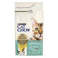 Purina Cat Chow Hairball Control Rich in Chicken Сухий корм з куркою, проти утвор волосяних кульок 1.5 кг