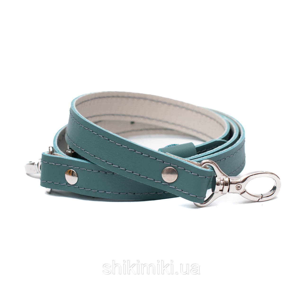 Ремінь плечовий на підкладі з регулюванням (120*2 см), колір Шавлія, фото 1