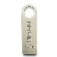 Флеш память Hi-Rali Shuttle series HI-64GBSHSL Silver 64 GB USB 2.0