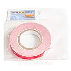 Скотч двосторонній спінений Rubin 9 мм x 2 м x 1 мм