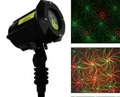 💥Лазерна установка вулична RD-7186 (2 кольори) 6 візерунків XL-720 новорічний проєктор