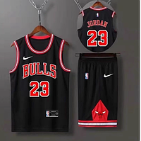 Комплект черная баскетбольная форма Джордан 23 Чикаго Буллс Jordan Chicago Bulls