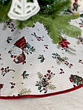 Гобеленова спідниця під ялинку Новорічна 90 см., фото 3