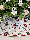 Гобеленова спідниця під ялинку Новорічна 90 см., фото 4