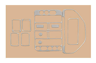 Декоративні накладки на панель (1991-1996) Алюміній для Peugeot 106