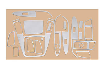 Накладки на панель BIG Алюміній для Hyundai I-30 2007-2011 рр.