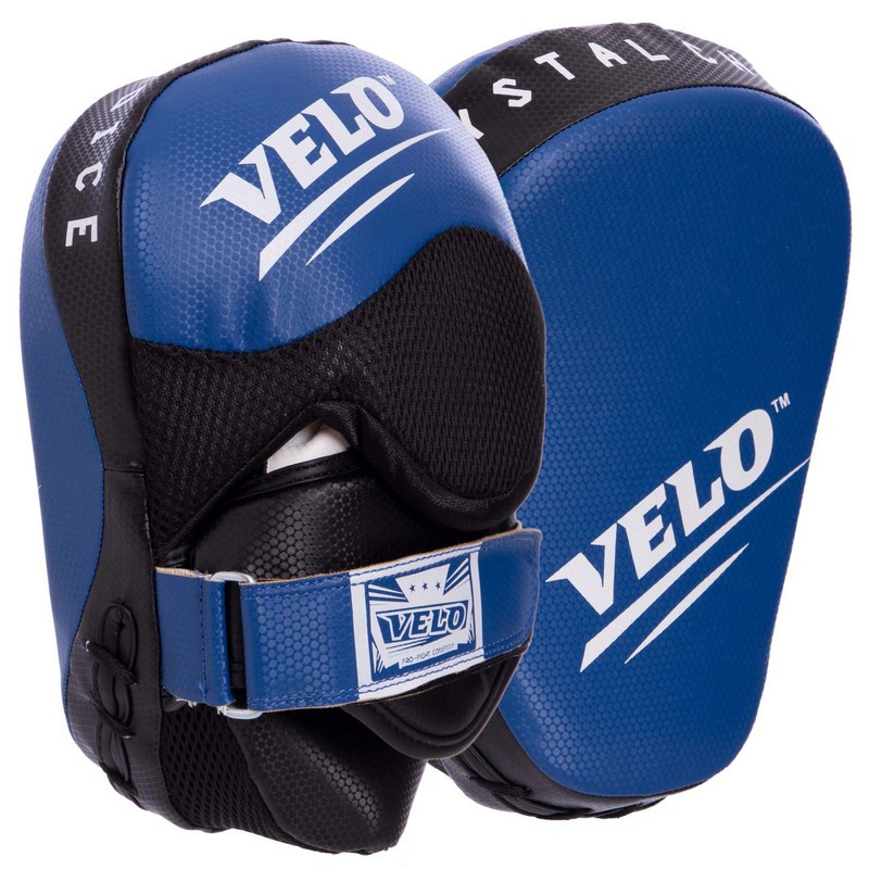 Лапи вигнуті для боксу та єдиноборств (2шт) VELO VL-2212 синій