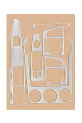 Декоративні накладки на панель 2004-2006 (HB) Алюміній для Kia Cerato 1 2004-2009 рр.