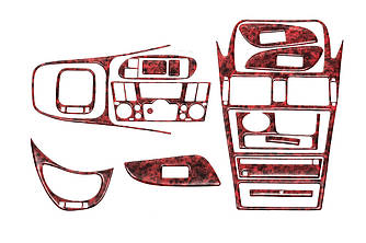 Накладки на панель (03-06) Дерево для Nissan Almera N16 2000-2006 рр від VLF комп.