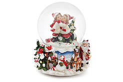 Водяна куля "Дітки", з музикою на заводному механізмі